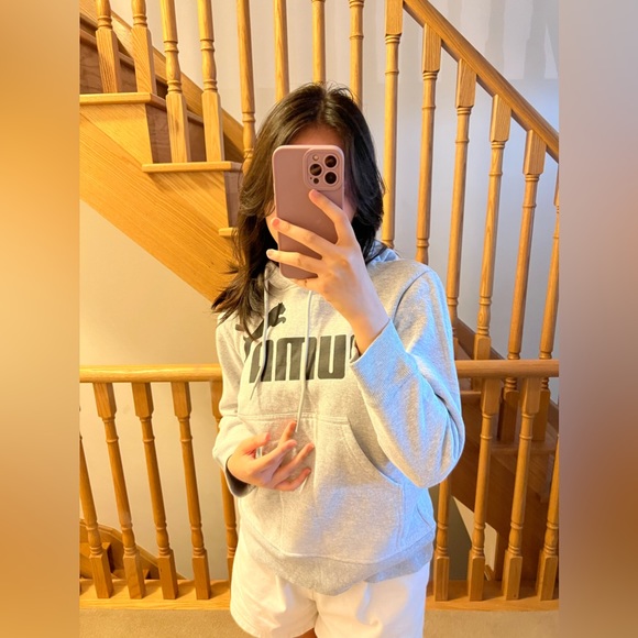 Puma Grey Hoodie - Picture 6 of 7